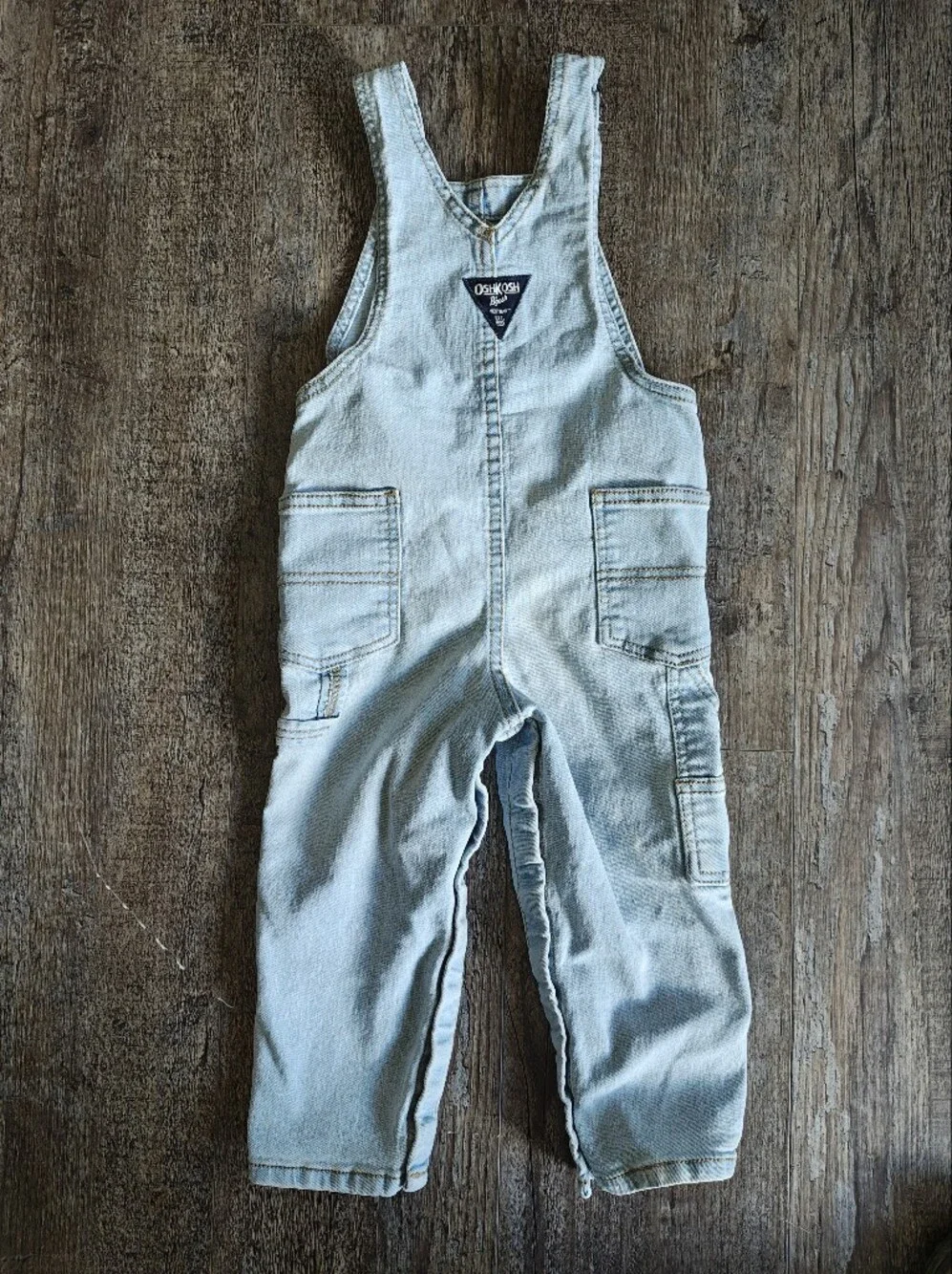 OshKosh B'gosh Light Blue Denim Overalls